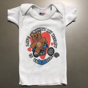 Harley-Davidson Unbearable Baby tee 9-12 mos